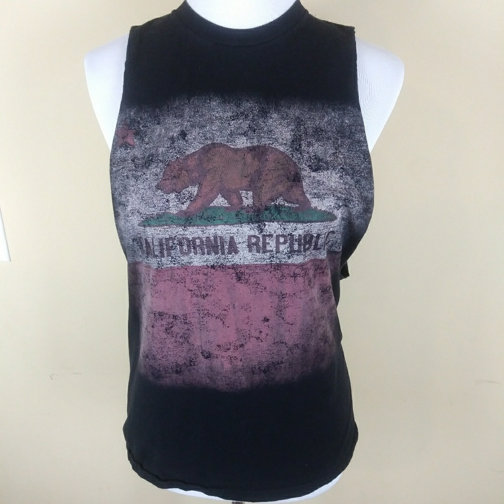 3/$15 California Republic Bear Flag Tank Small